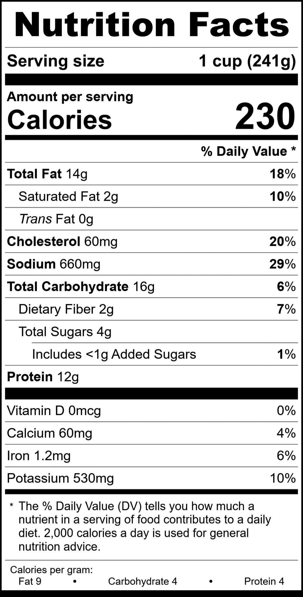 Shrimp And Sausage Gumbo Nutrition Facts